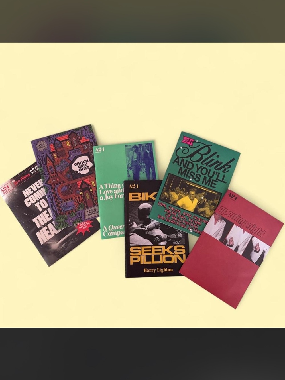 Set of 6 A24 Zines
